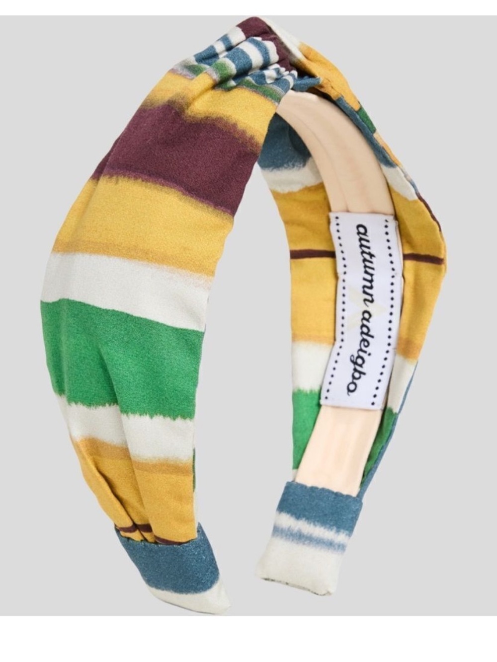 Autumn Adeigbo Twist Printed Headband